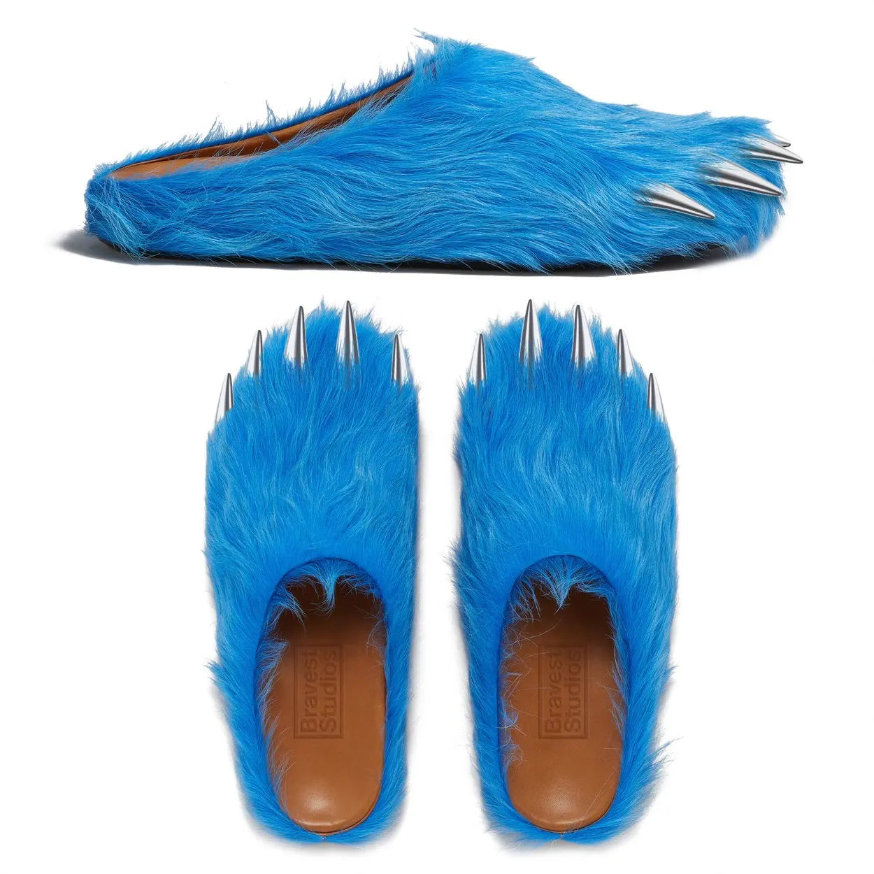 Bravest Studio Blue Bear Claw Mules
