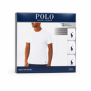 Polo Ralph Lauren Men's White Slim Fit Crew-Neck Pack of 3 T-Shirts – Classic Casual Essentials