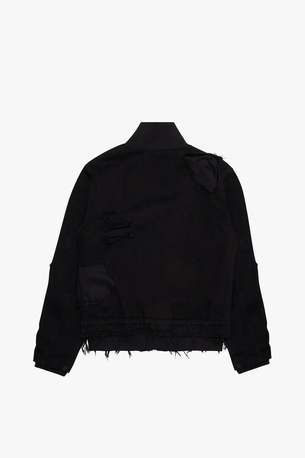6th Nbrhd Stripes Jacket – Distressed Denim Street Jacket