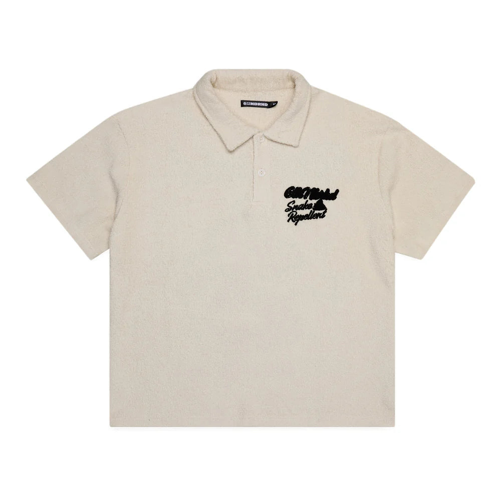 6TH NBRHD “Dead Snakes” Textured Polo Shirt – Premium Streetwear Fit