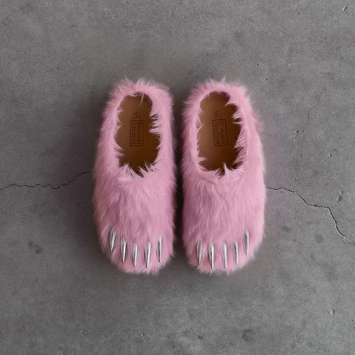 Bravest Studio Pink Bear Claw Mules