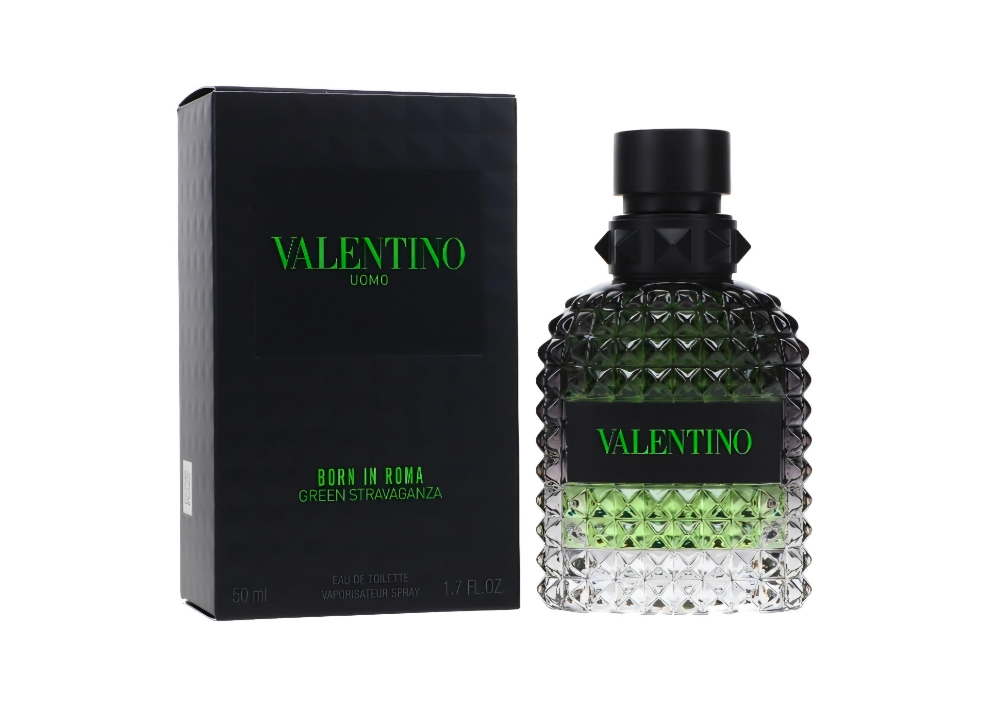 Valentino Uomo Born in Roma Green Stravaganza Eau de Toilette for Men – 3.4 oz / 100 mL