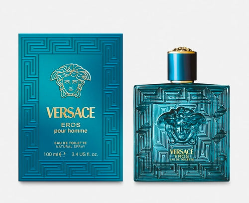 Versace Eros Eau de Toilette for Men – 3.4 oz / 100 mL