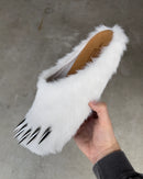 Bravest Studio White Bear Claw Mules