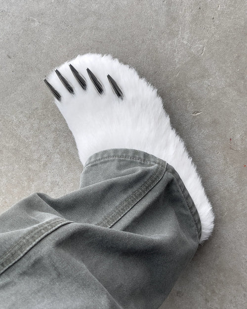Bravest Studio White Bear Claw Mules
