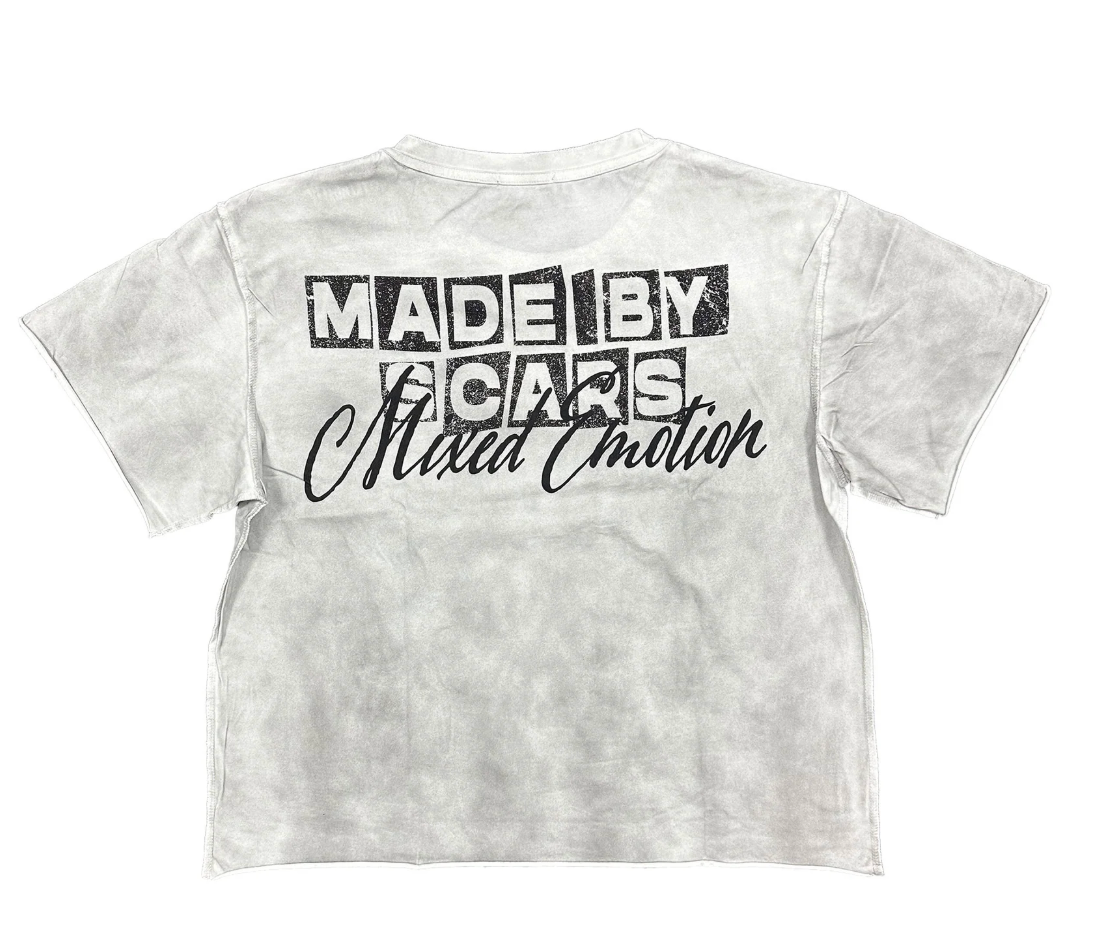 Mixed Emotion “XIX” Angel Graphic T-Shirt – Oversized Statement Tee
