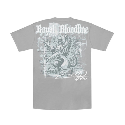 PREMIUM MILANO Royal Bloodline Crew Neck T-Shirt Gray