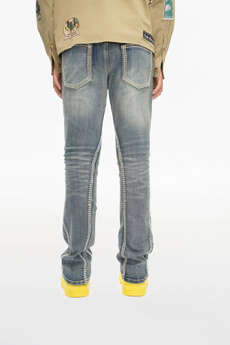VALABASAS Cody Stacked Vintage Blue Jean