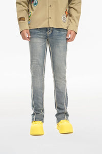 VALABASAS Cody Stacked Vintage Blue Jean
