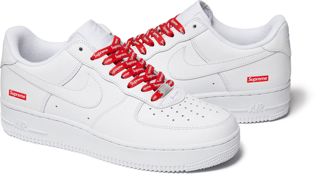Supreme x Nike Air Force 1 Low Box Logo Sneakers