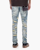 VALABASAS Edge Light Blue Wash Skinny Jeans