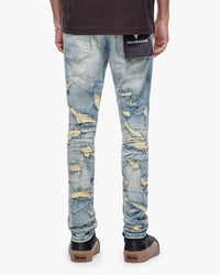 VALABASAS Edge Light Blue Wash Skinny Jeans
