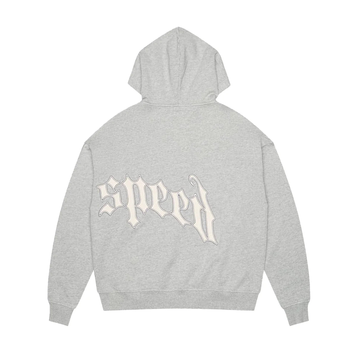 Godspeed OG Logo Hoodie – Heather Grey Zip-Up Streetwear