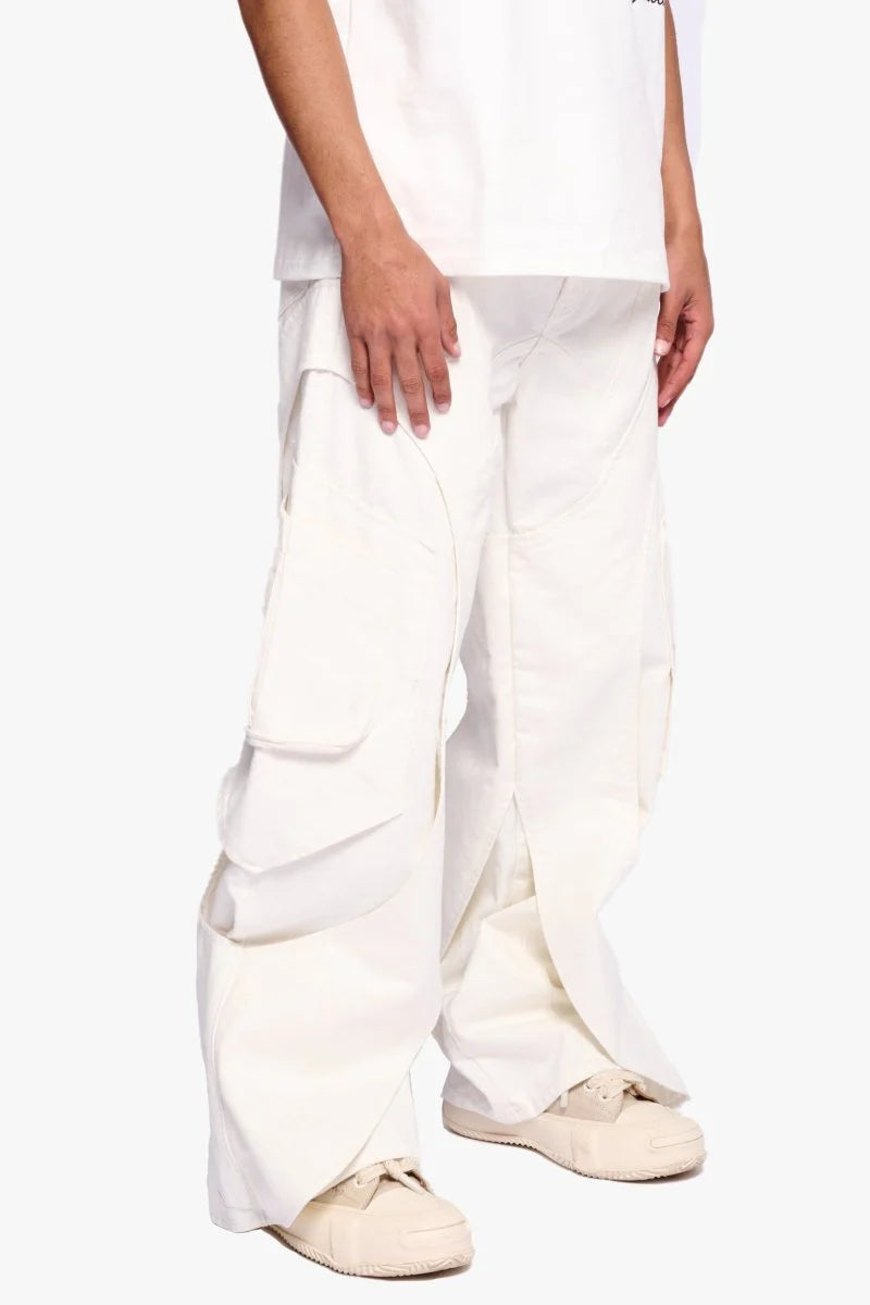 Valabasas Curved Cargo Pants – Panel Design Utility Fit