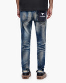 VALABASAS Leader Dark Blue Wash Skinny Jeans