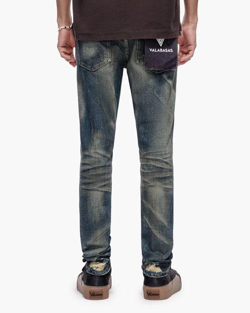 VALABASAS Leader Skinny Dark Blue Vintage Jeans