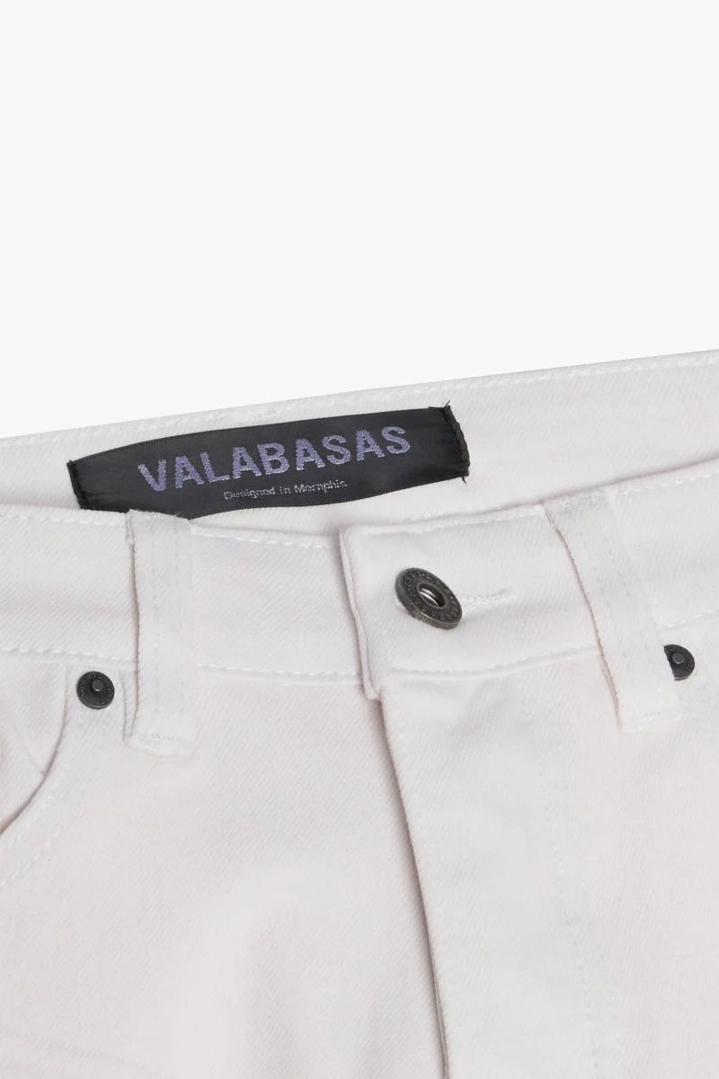 Valabasas "MR. FLEX" White Skinny Jeans