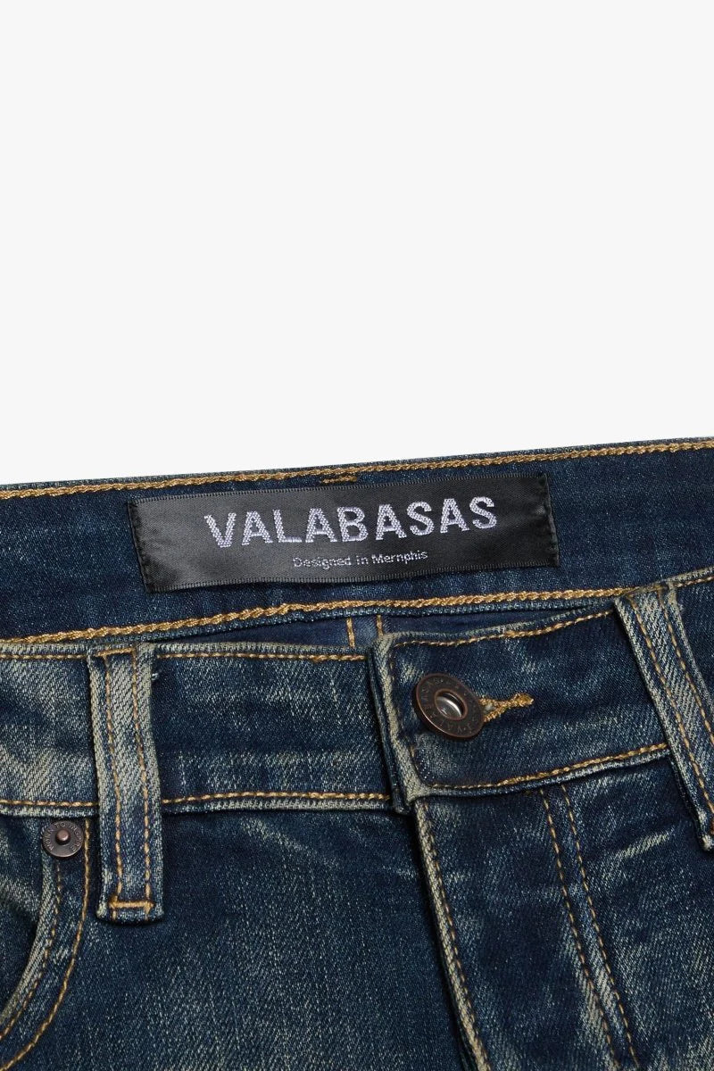 Valabasas Mr. Flex Skinny Dirty Dk. Blue Washed Jeans