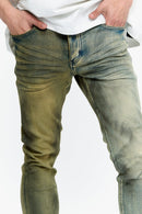 Valabasas Mr. Flex Skinny Yellow Vintage / Lt. Yellow Washed Jeans