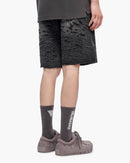 Valabasas Scrape Shorts Grey Wash
