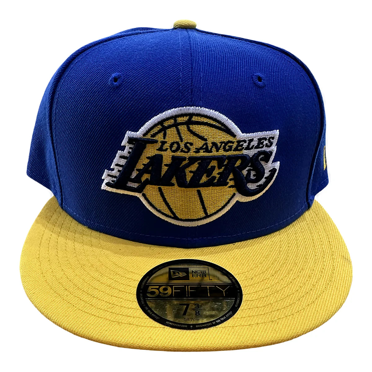 New Era Lakers Snapback Hat – Blue/Yellow