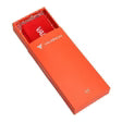 Valabasas Footprint Crew Socks – Vibrant Red