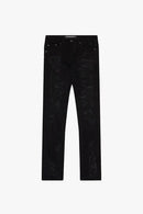 VALABASAS Tearaway Skinny Black Jeans