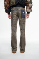 VALABASAS Wired Stacked Dirty Yellow Vintage Jeans