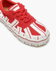 Valabasas Yuratsu Sneakers II – Red Statement Streetwear Sneakers